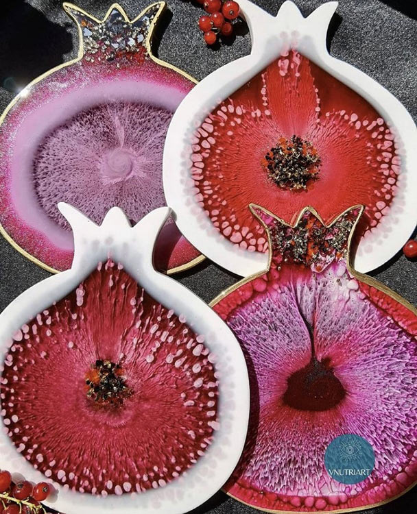 Молд №57 Гранат (14,3см), 1 шт., Art Blong — картинка 3