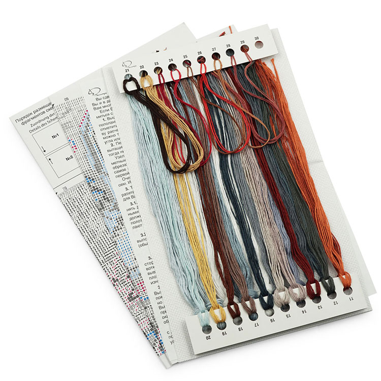 Набор для вышивания «Питерские музыканты» по мотивам рисунка Артура Тиле — картинка 2