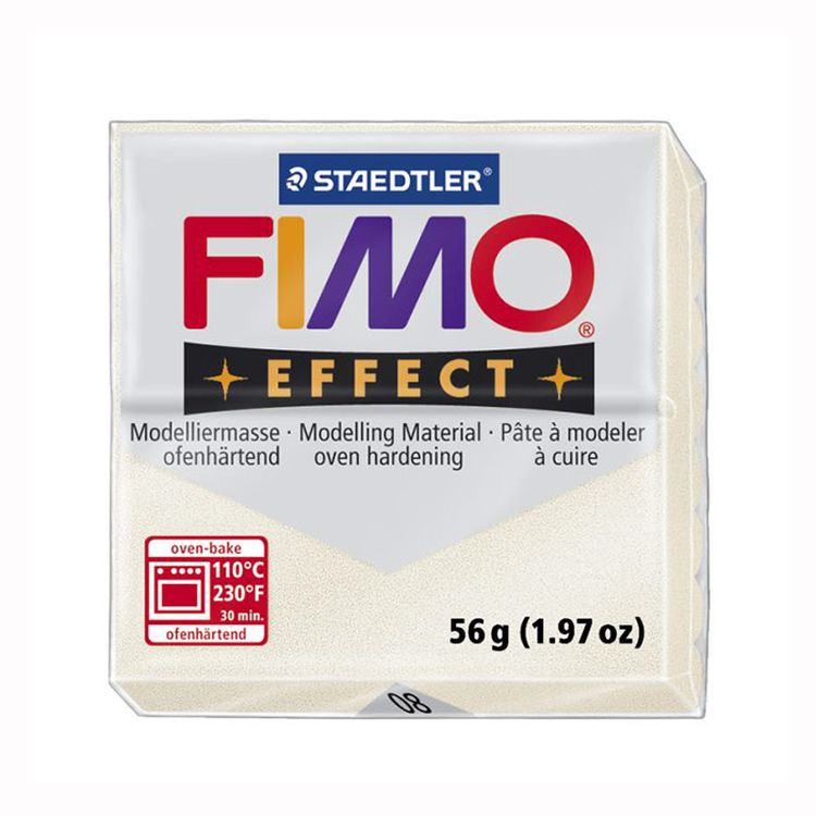 Полимерная глина FIMO Effect, цвет: перламутровый металлик, 57 г