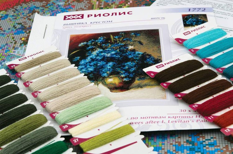 Набор для вышивания «Васильки» — картинка 3