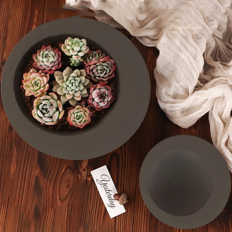 Силиконовый молд - Чаша/ваза, d14,8x4,5см, 1 шт. — картинка 5