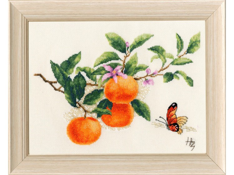 Набор для вышивания «Веточка мандарина» — картинка 2