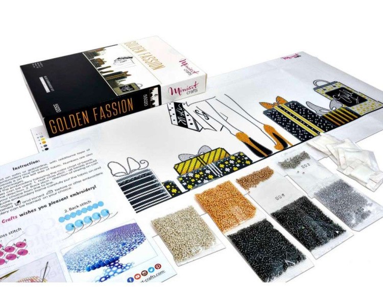 Набор вышивки бисером «Золотая Мода» — картинка 3