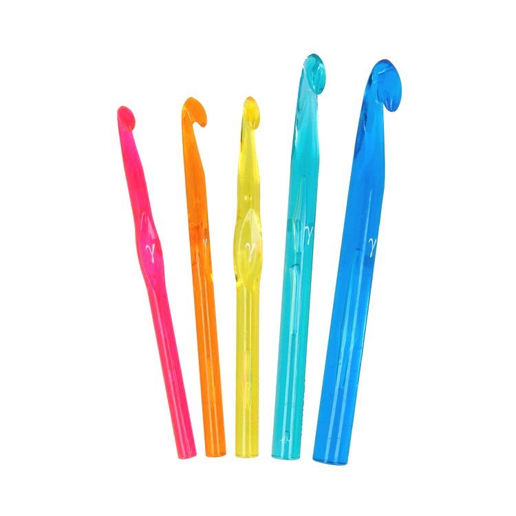 Набор крючков пластиковых, от 8 до 15 мм, 15 см, 5 шт., Gamma — картинка 2