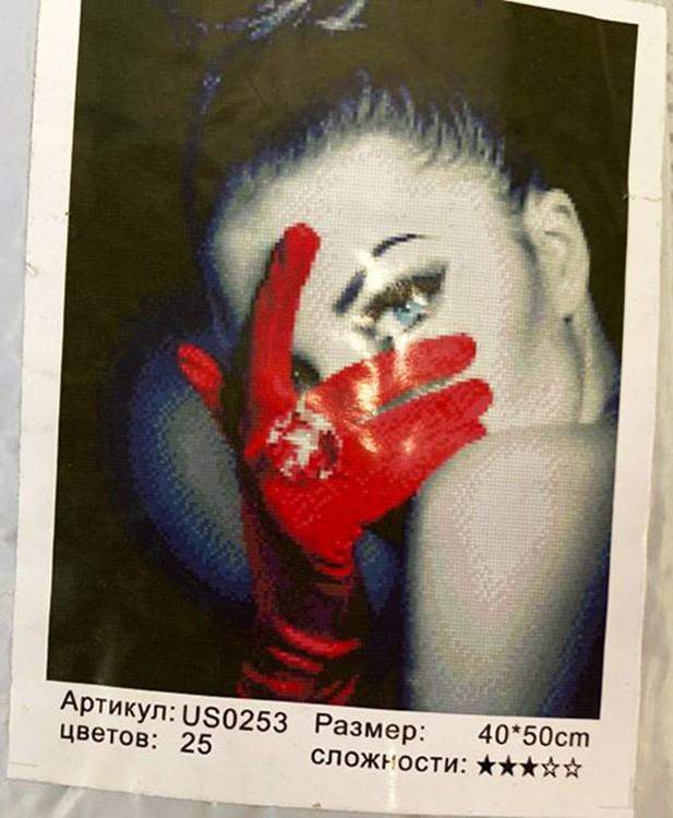 УЦЕНКА. Алмазная вышивка «Девушка загадка» (порвана упаковка) — картинка 6