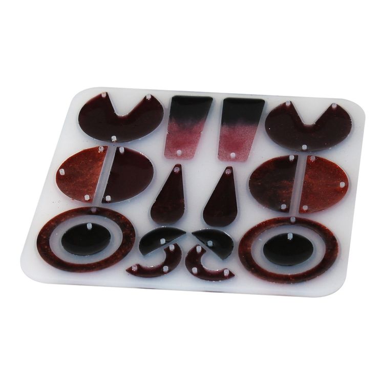 Силиконовый молд для эпоксидной смолы украшения, серьги-подвески #1, FancyOn — картинка 4