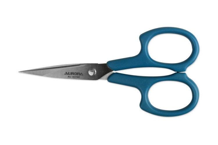 Ножницы вышивальные с насечками на лезвиях, 11 см, Aurora — картинка 4