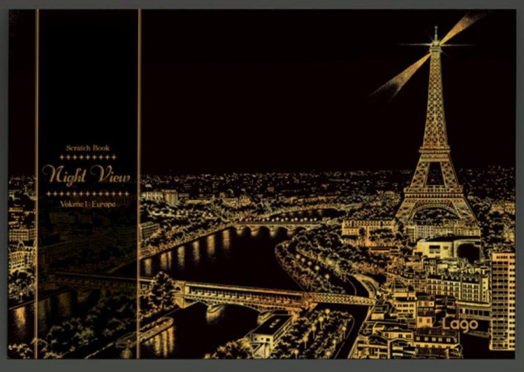 Скретч-набор «Эйфелева башня» — картинка 2