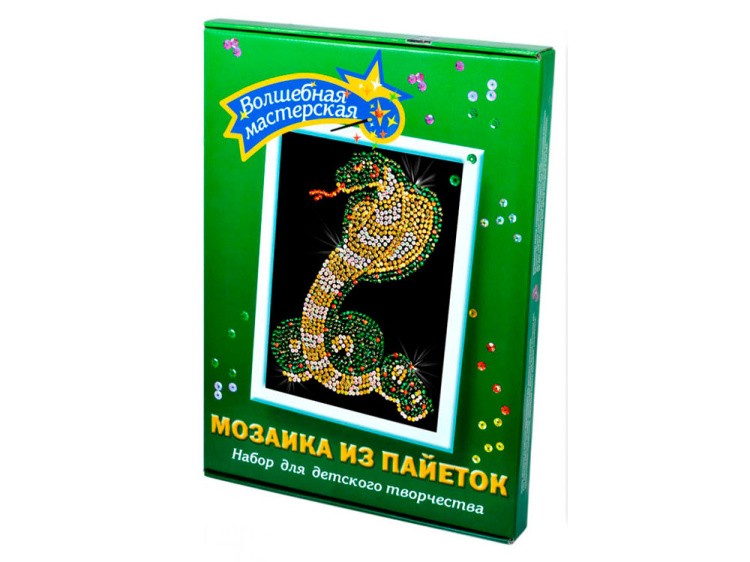 Мозаика из пайеток «Кобра» — картинка 2