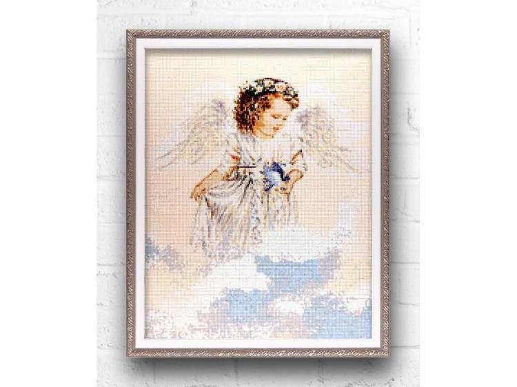 Алмазная вышивка «Ангел на облаке» — картинка 2