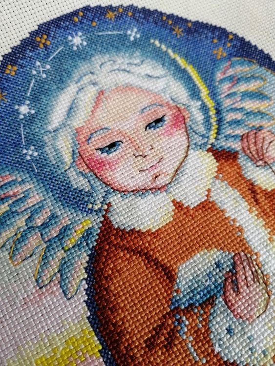 Набор для вышивания «Ключница. Снежный ангел» — картинка 4