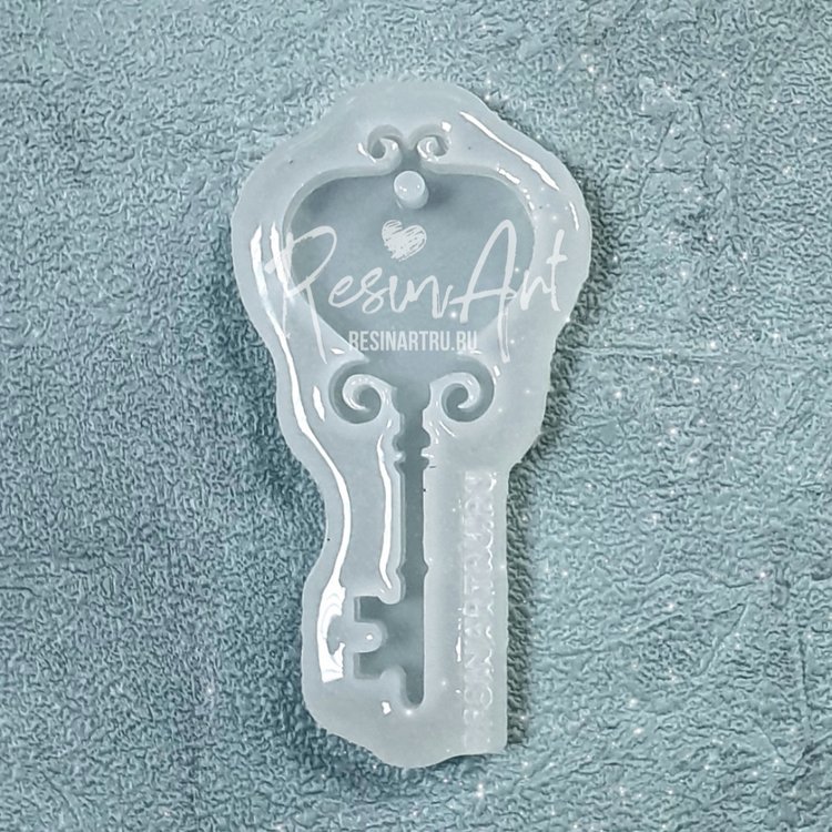 Елочная игрушка Ключик №2 - Силиконовый молд, ResinArt — картинка 2