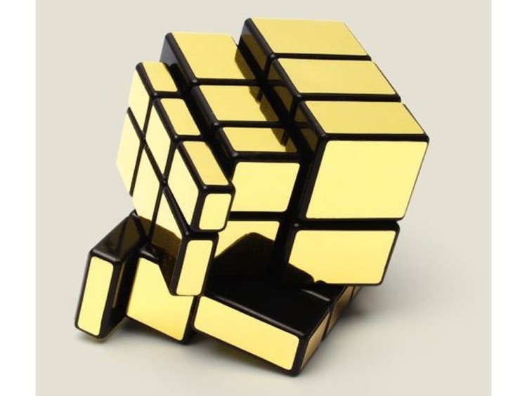 Зеркальный Кубик 3x3x3 непропорциональный (золотой) — картинка 3