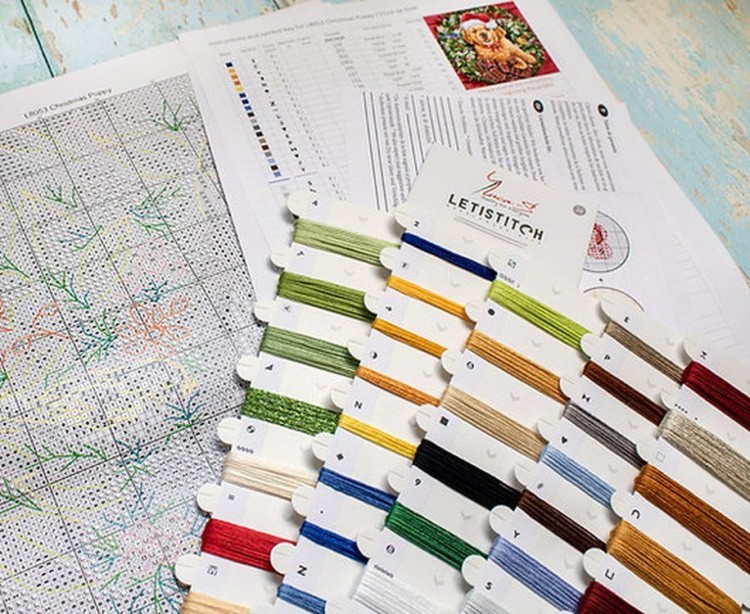 Набор для вышивания «Christmas Puppy» — картинка 4