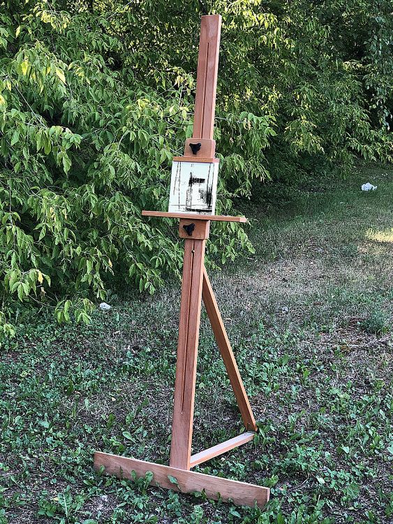 Холст на подрамнике Magic4Hobby 20х20 см, хлопок 100%, мелкое зерно — картинка 3