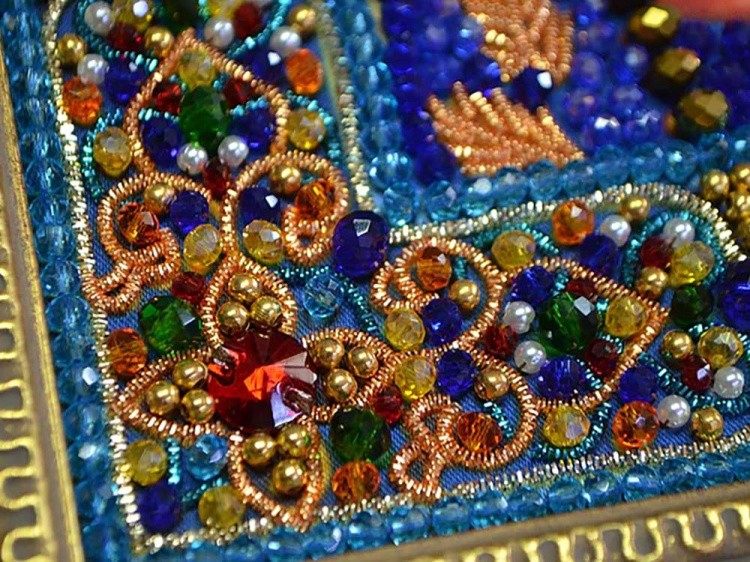 Набор вышивки хрустальными камнями «Богородица Иерусалимская» — картинка 10