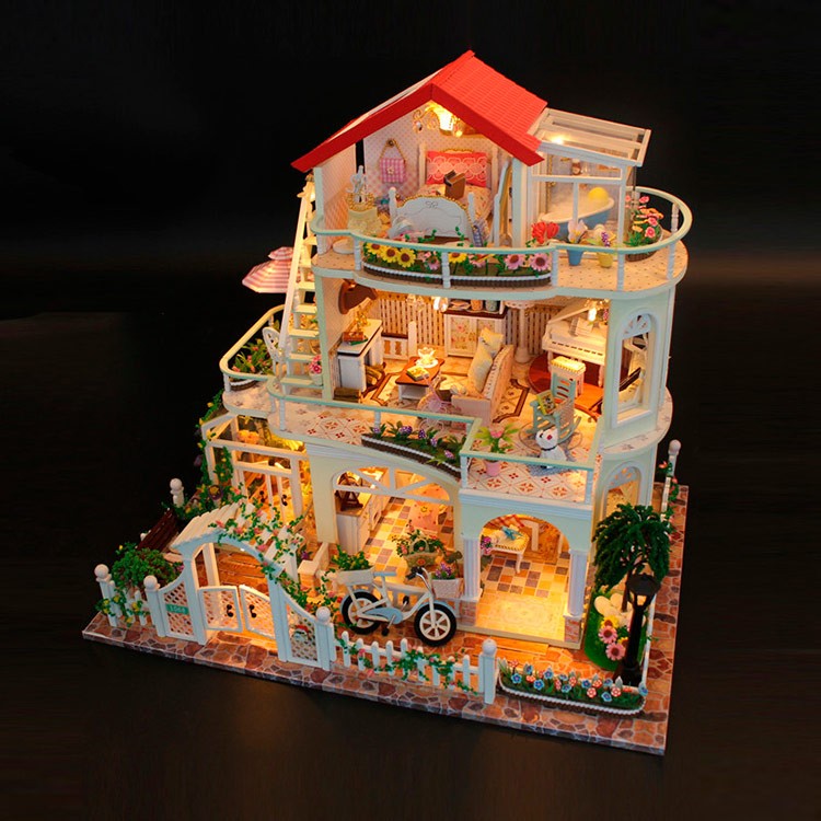 Набор для создания миниатюры (румбокс) «Особняк» — картинка 3