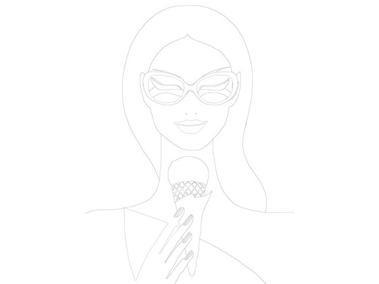 Картина по номерам «Мороженое» — картинка 3