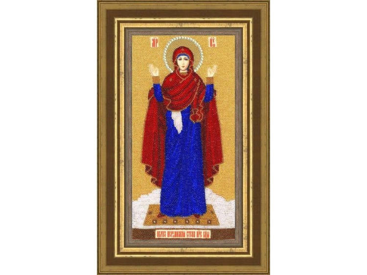 Набор вышивки бисером «Образ Божией Матери «Нерушимая стена»» — картинка 2