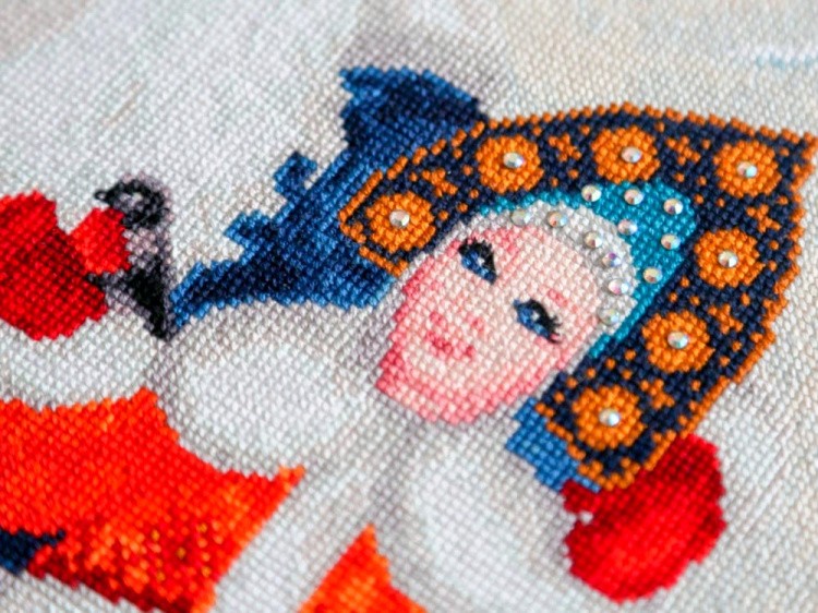 Набор для вышивания «Дед Мороз и Снегурочка» — картинка 3