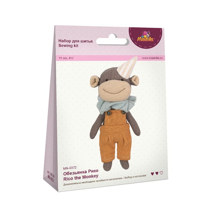 Набор для шитья «Обезьянка Рико» — картинка 3