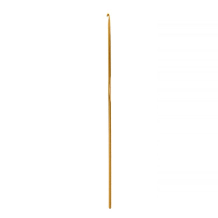 Крючок для вязания желтый, металл, 2,5 мм, 15 см, Gamma