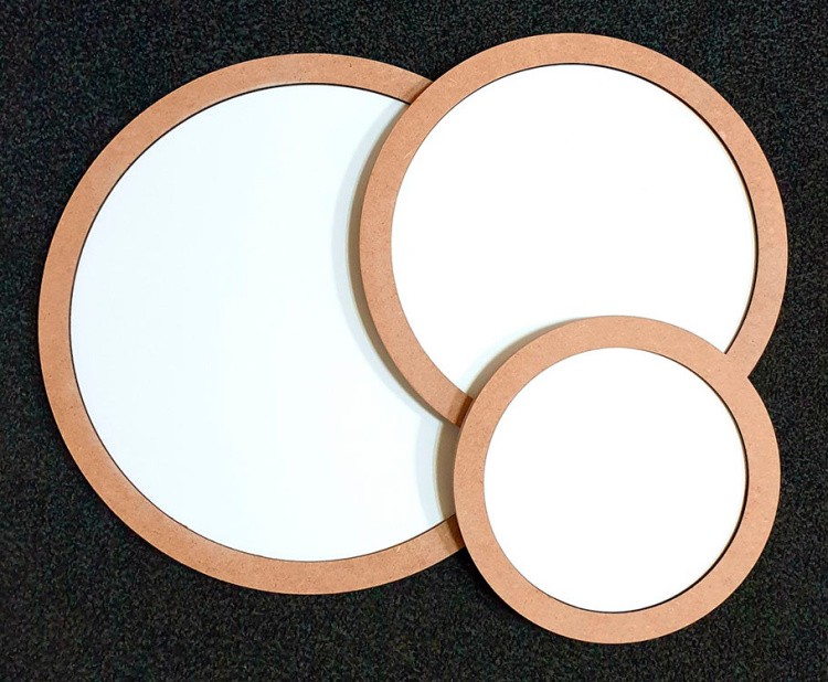 Универсальная двусторонняя основа для картины с усилением 0,5 см, d 50 см, ResinArt — картинка 3