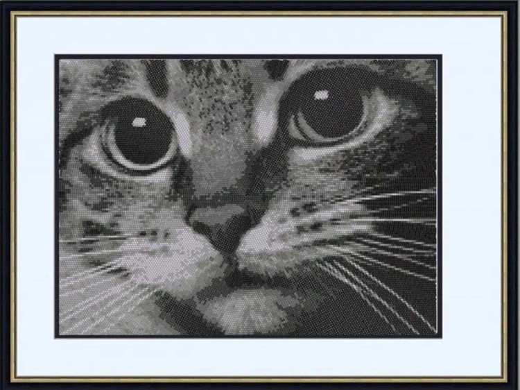 Рисунок на ткани «Котенок» (круговая техника) — картинка 3