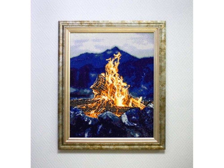 Алмазная вышивка «У костра» — картинка 2