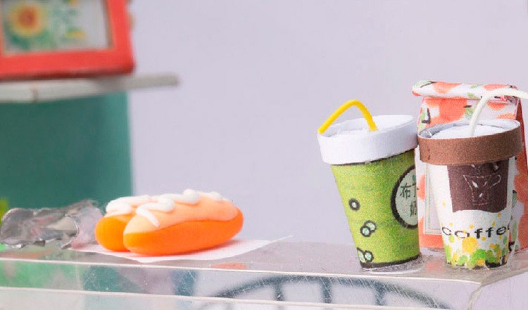 Набор для создания миниатюры (румбокс) «Кондитерский магазинчик» — картинка 12