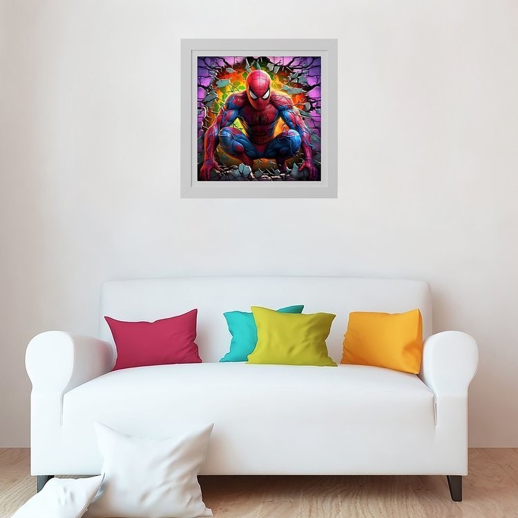 Картина по номерам «Человек-паук» — картинка 3