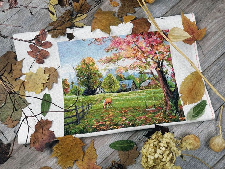 Набор для вышивания «Под кленом» — картинка 2