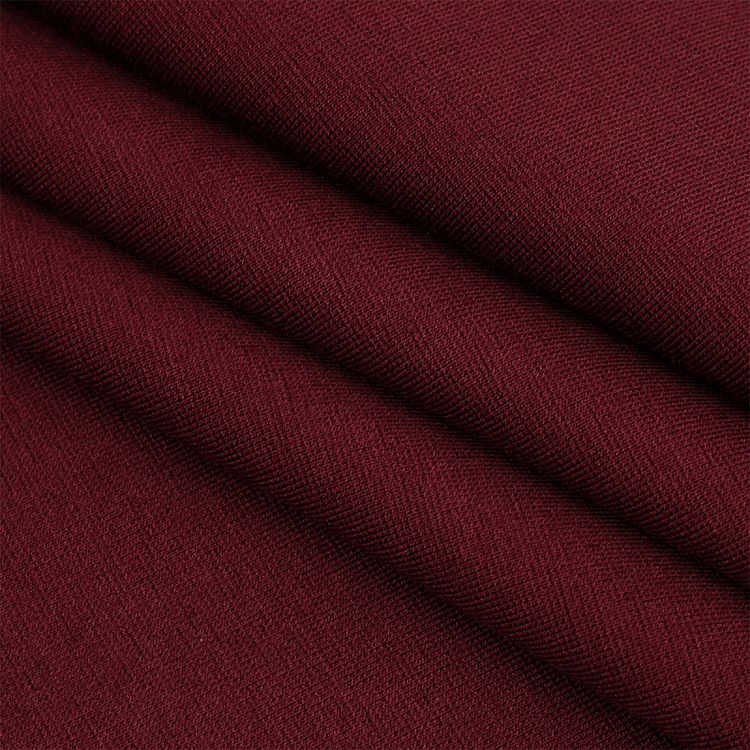 Ткань Джерси, 1 м x 155 см, 350 г/м², цвет: бордовый, TBY — картинка 3
