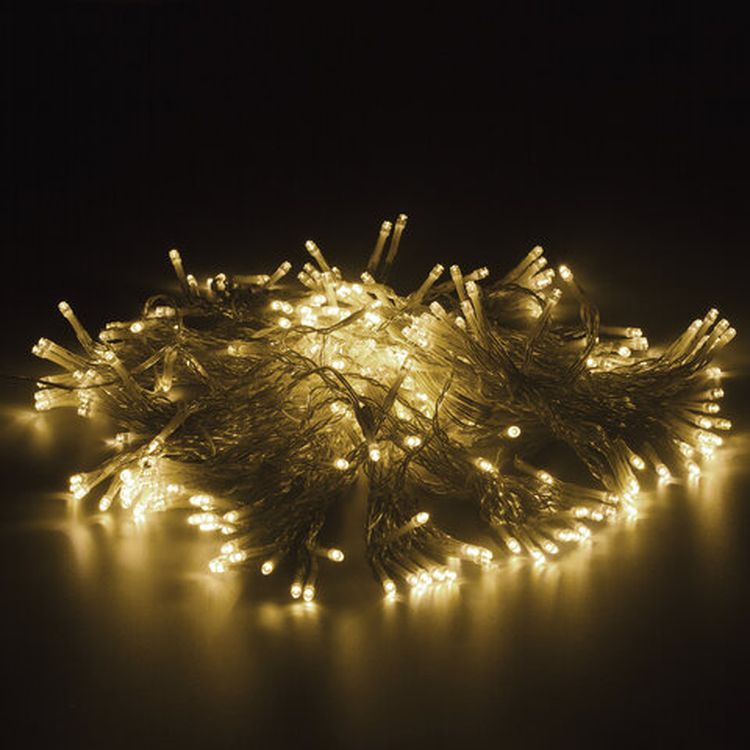 Электрогирлянда уличная «Занавес», 304 LED, 2х2 м, цвет: теплый белый — картинка 3