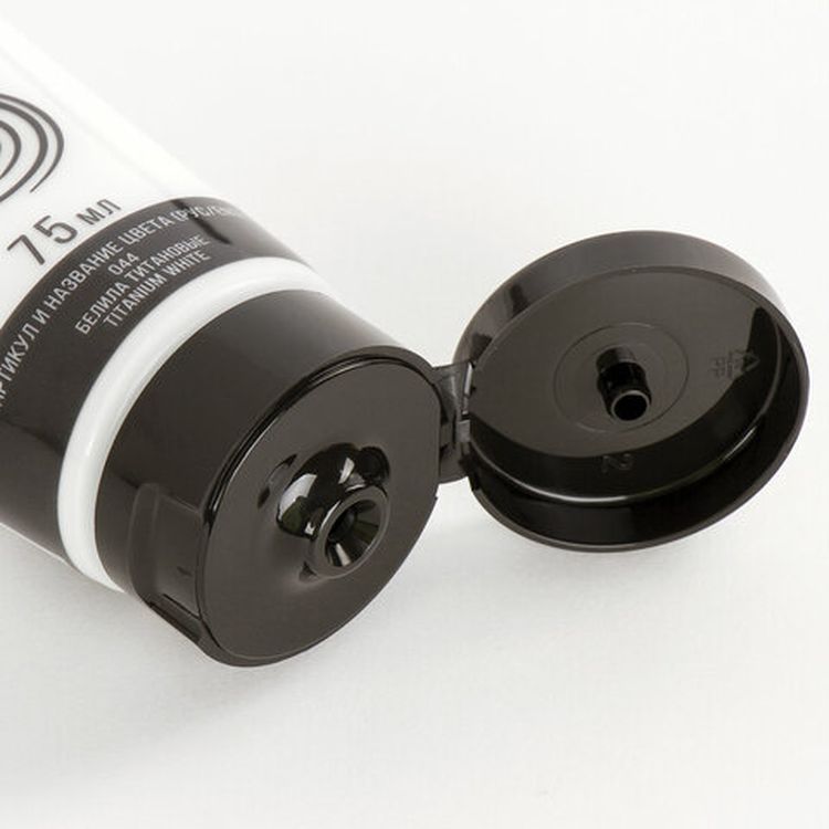 Краска акриловая художественная BRAUBERG ART CLASSIC, туба 75мл, белила титановые — картинка 3