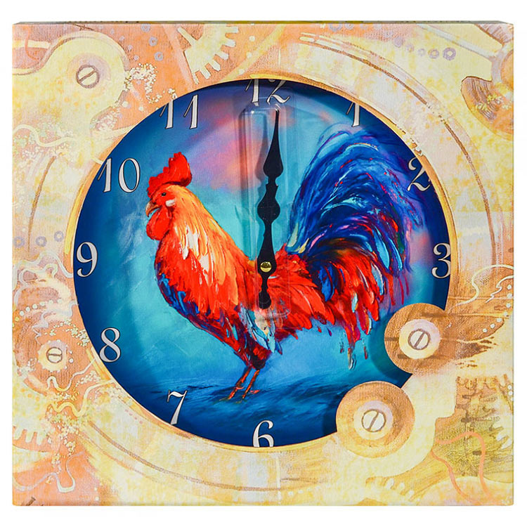 Часы настенные «Благородный петух» — картинка 2