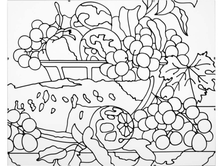 Витраж-раскраска «Натюрморт» — картинка 2