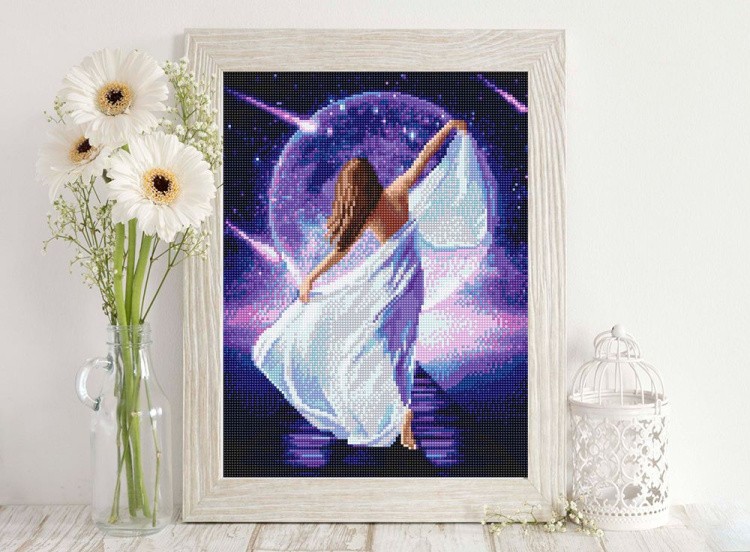 Алмазная вышивка «Лунная дорожка» — картинка 3