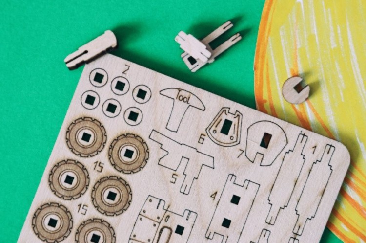 Конструктор из дерева «Armor», UNIWOOD — картинка 2