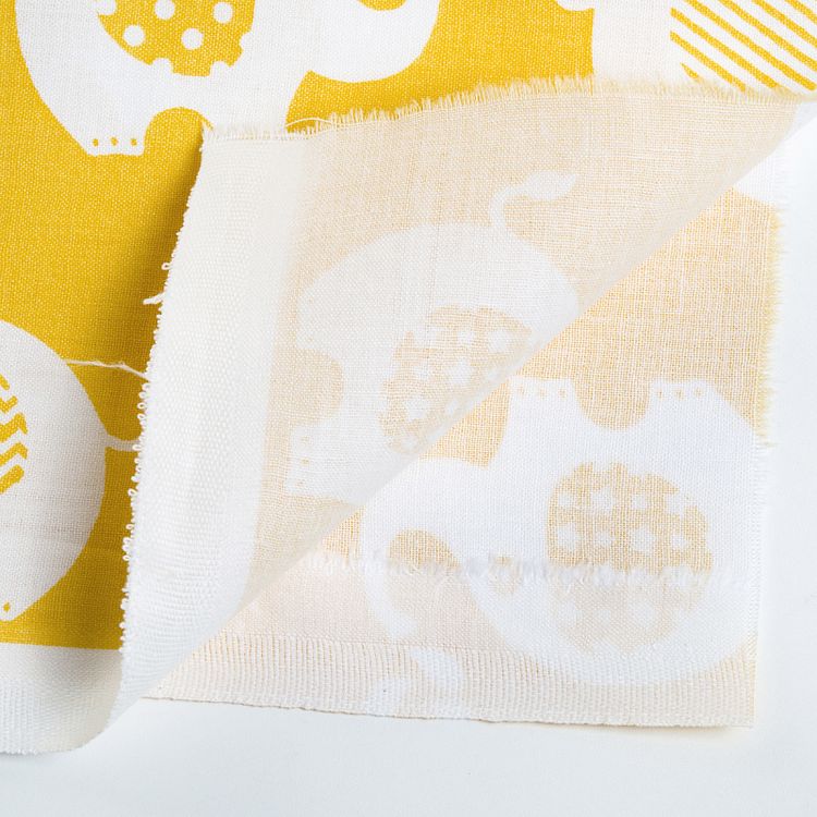 Ткань ранфорс Слоники, 100% хлопок, 3 м, ширина 240 см, цвет: желтый, Wella Home — картинка 4