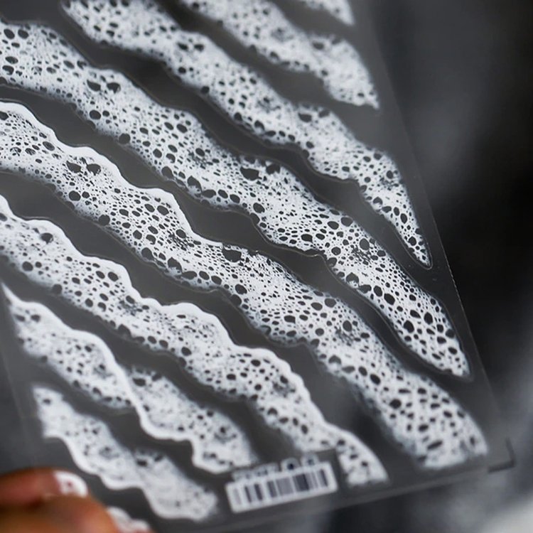 Наклейки-имитация Волны и пены, 10x8см, 1 шт. — картинка 3