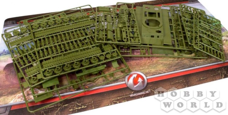 Сборная модель World of Tanks - КВ-2, Масштабная модель 1:35  — картинка 4