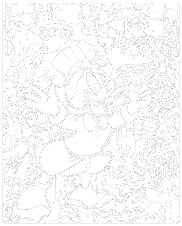 Картина по номерам «Скрудж МакДак Арт 6» — картинка 3