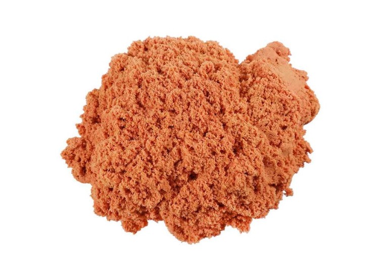 Космический песок оранжевый 500 гр, меняет цвет — картинка 2