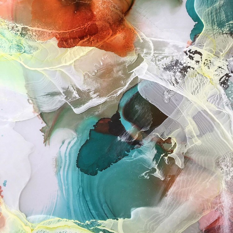 Алкогольные чернила белые 15 мл, Kamenskaya Ink — картинка 4