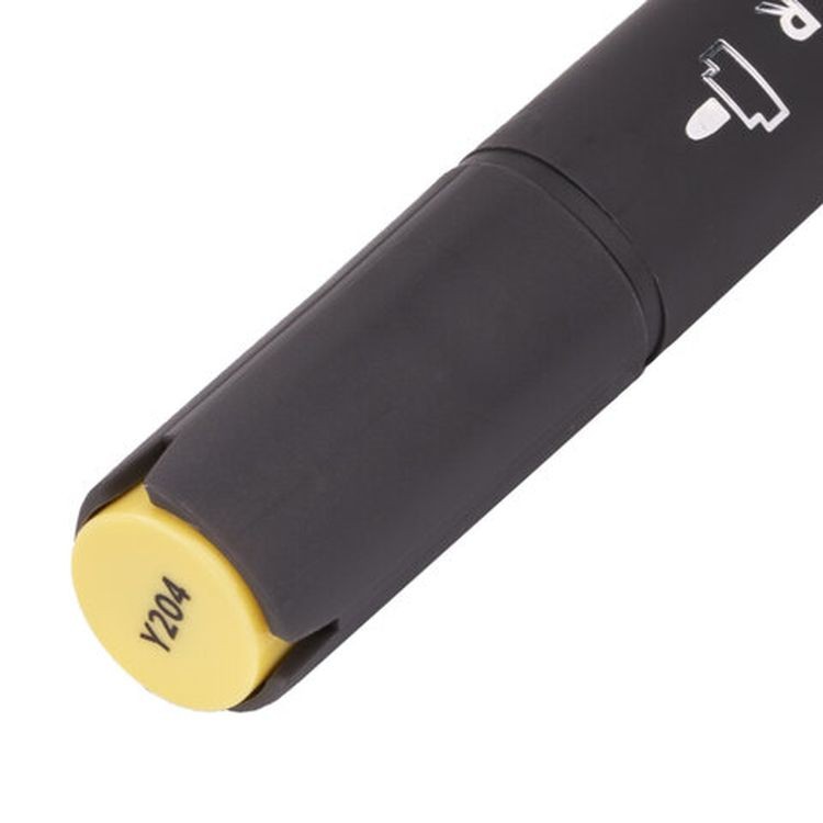 Маркер для скетчинга двусторонний 1 мм - 6 мм BRAUBERG ART CLASSIC, цвет: пастельный желтый — картинка 5