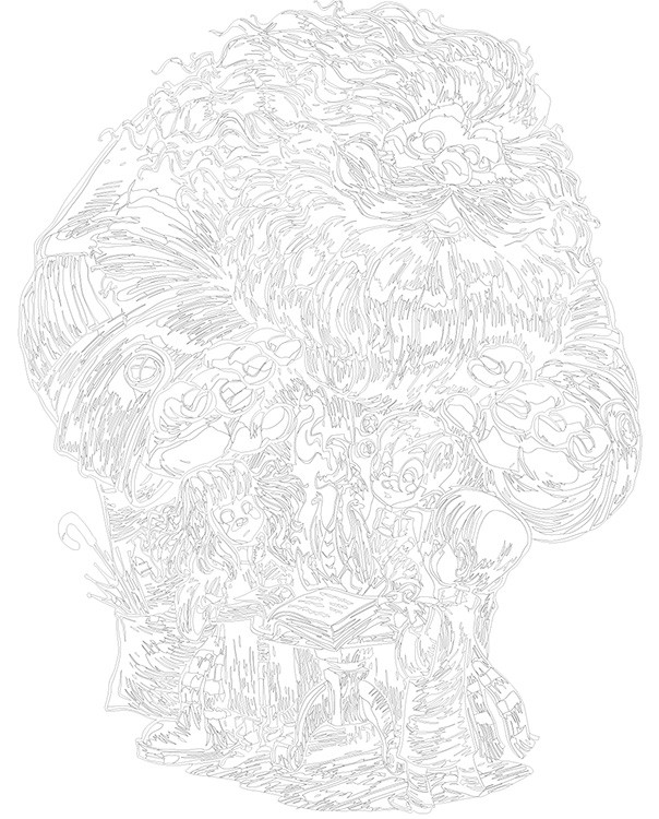 Картина по номерам «Хагрид, Рон и Гермиона и Гарри Поттер» — картинка 3