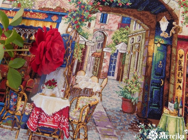 Набор для вышивания «Кафе в Вероне» — картинка 2