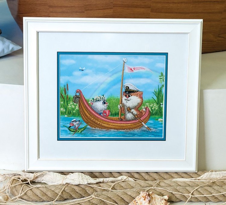 Набор для вышивания «В лодочке» — картинка 2