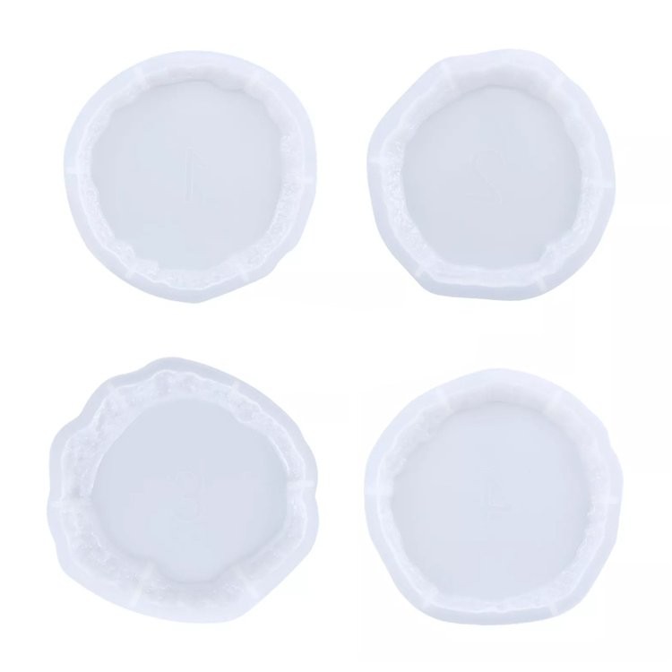 Силиконовый молд - Подстаканники с живым краем, 4 шт. — картинка 2